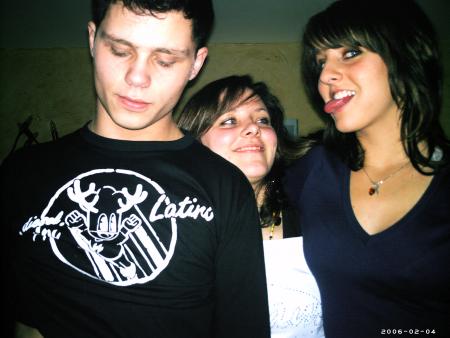 alexis le tombeur, claudia et moi!!!